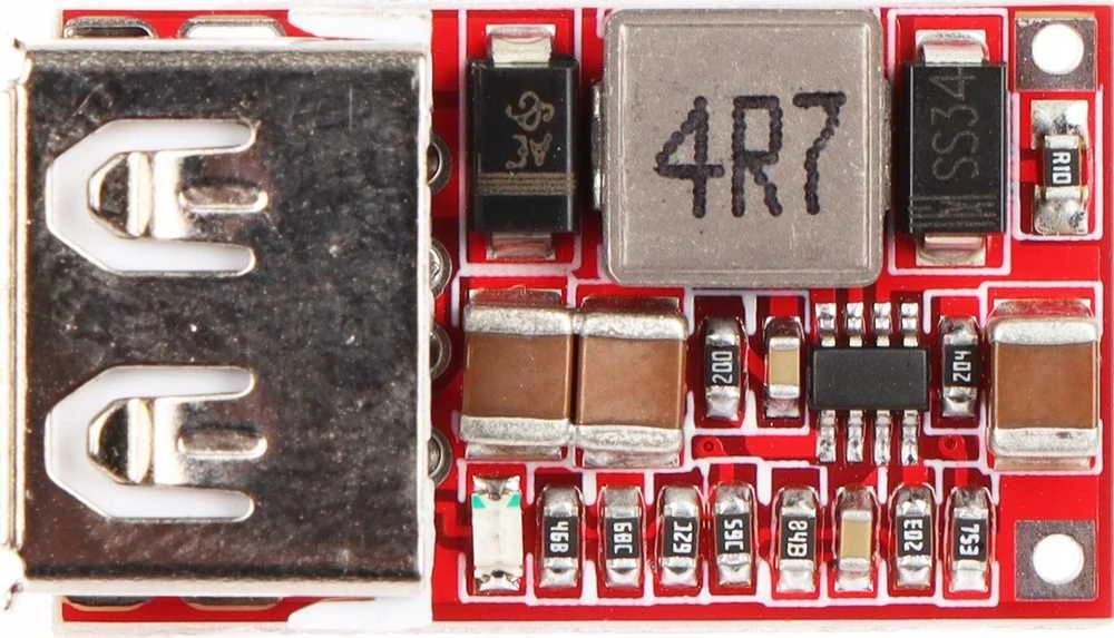 TST INVERTERIO MODULIS SU USB LIZDU PZD-USB/12-5V DC/DC