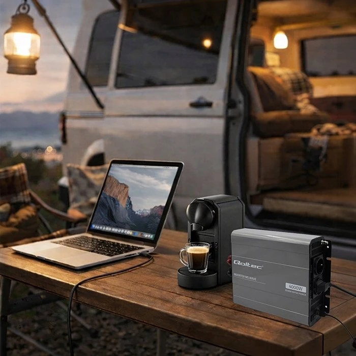 Qoltec MS Wave | 12 V - 230 V | 2000/4000 W | USB