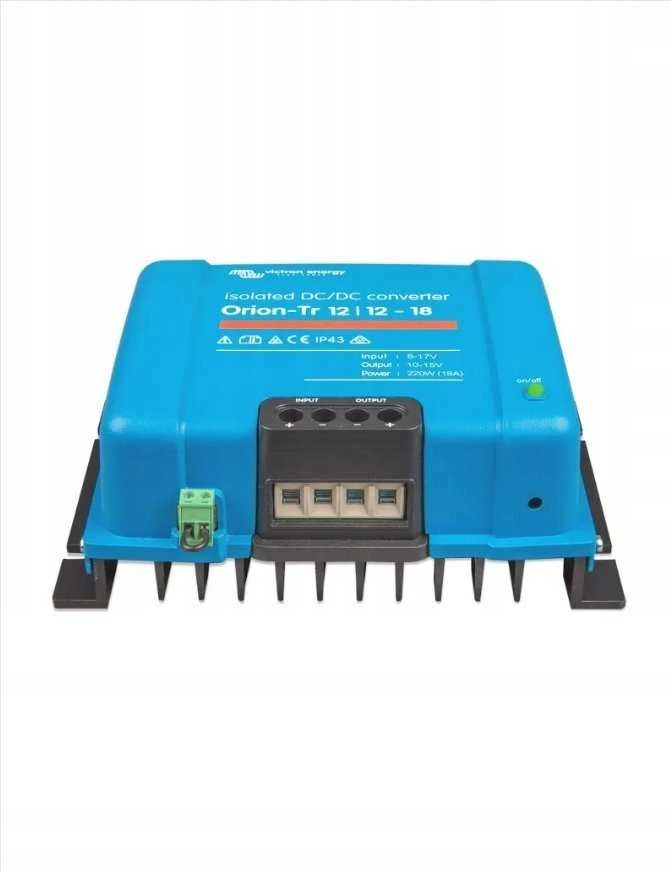 Įtampos keitiklis DC/DC 12V:12V 18A 220W Orion-Tr, galvaniškai izoliuotas, IP43, Victron Energy