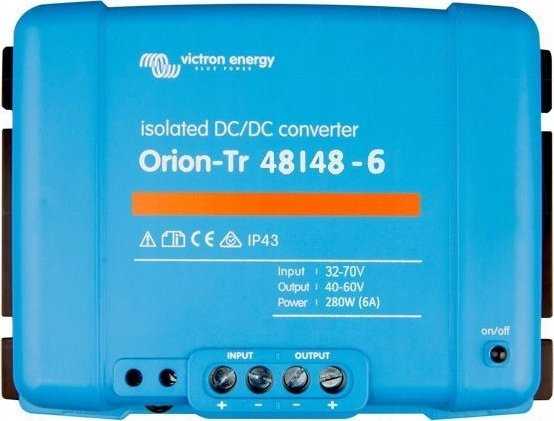 „Victron Energy“ įkroviklis „Victron Energy Orion-Tr 48/48-6A“ (280W)