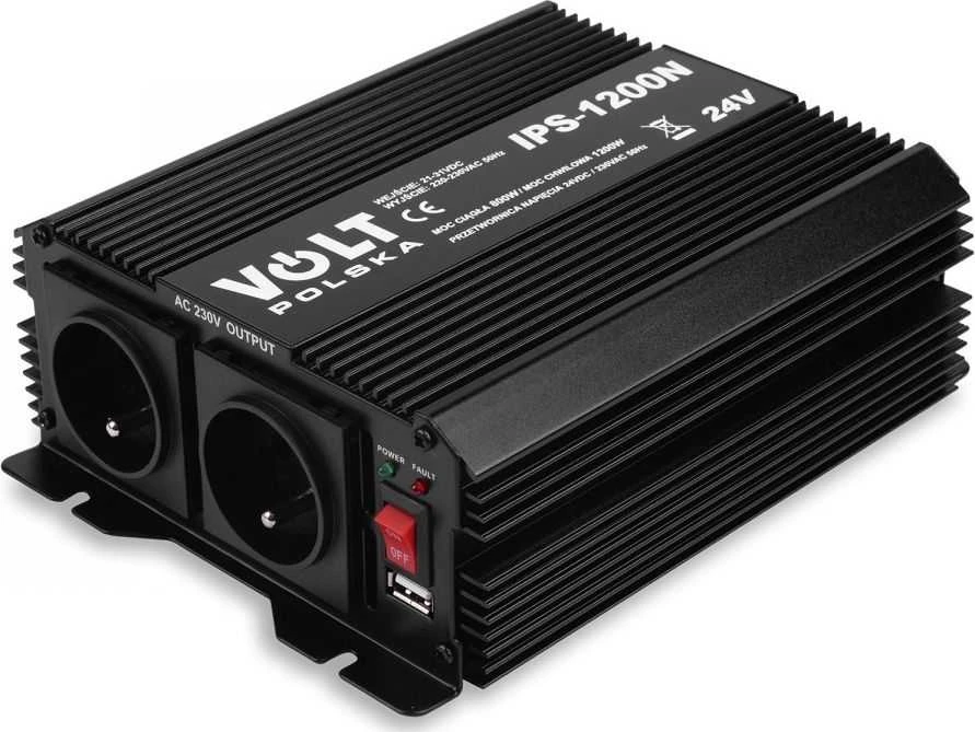 Myk Auto Įtampos keitiklis IPS-24/230V (800/1200W)