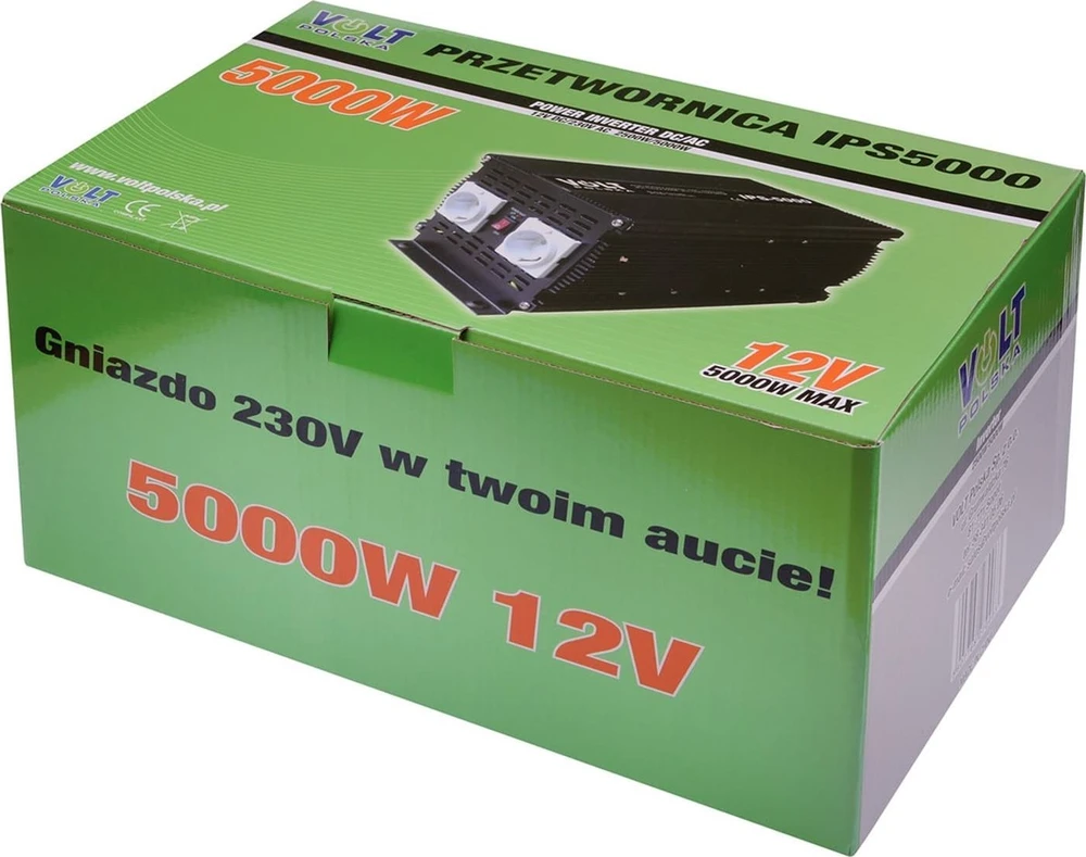 VOLT POLSKA IPS-5000 KONVERTERIS 12V / 230V 2500/5000 W