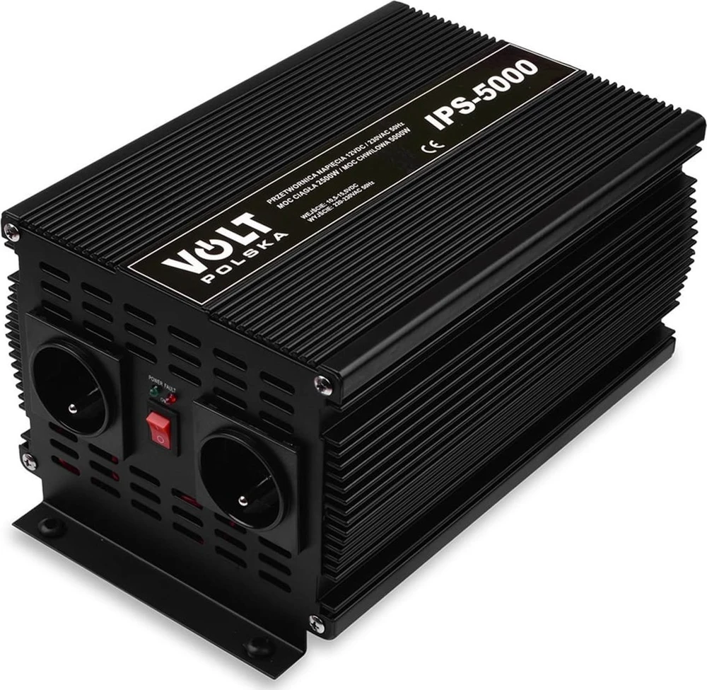 VOLT POLSKA IPS-5000 KONVERTERIS 12V / 230V 2500/5000 W