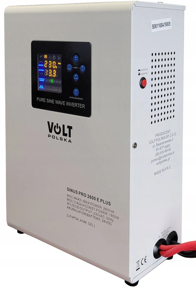 Volt Polska SinusPRO 2600 E Plus su ekranu