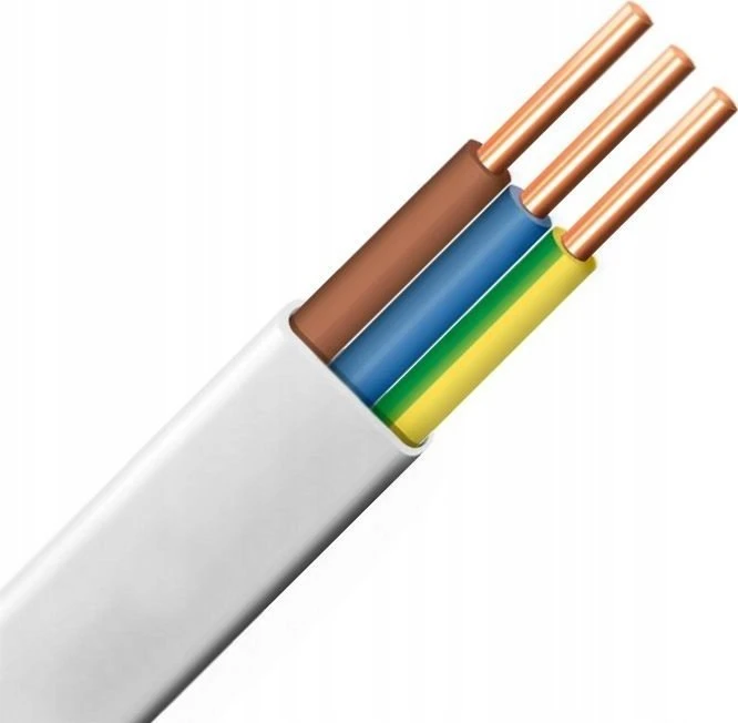 YDYp 3x1,5 mm2 kabelis su nuimta izoliacija