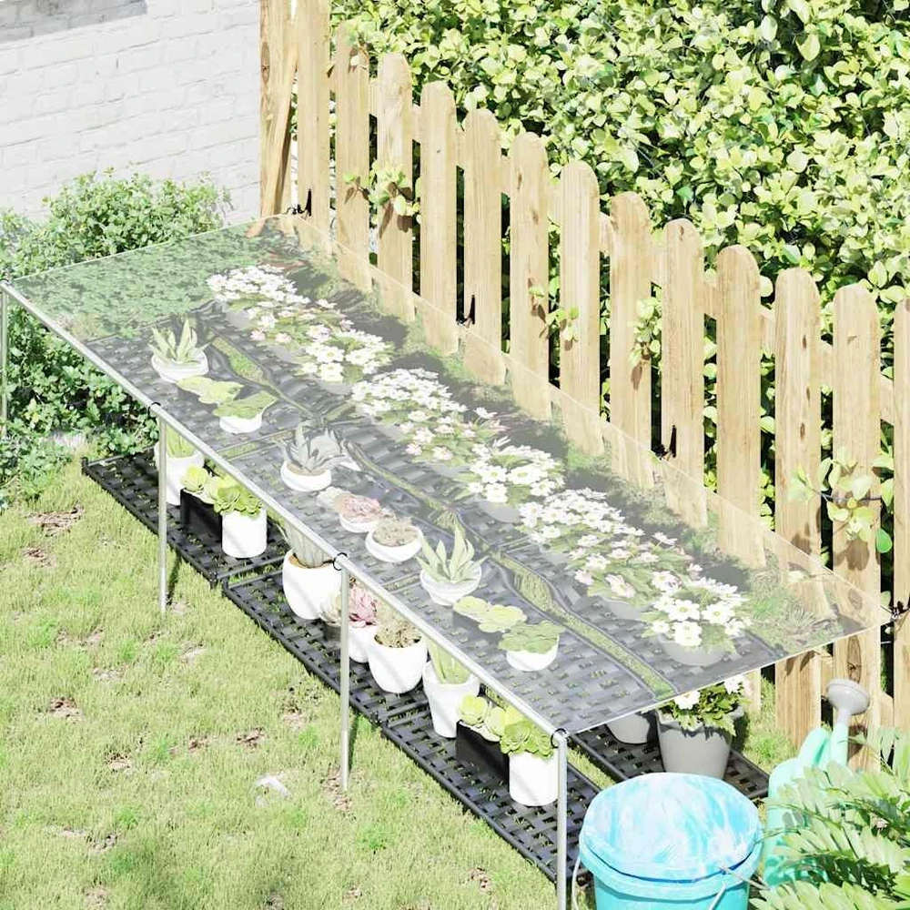 Skaidrus brezentas su ąselėmis 1x3 m PVC