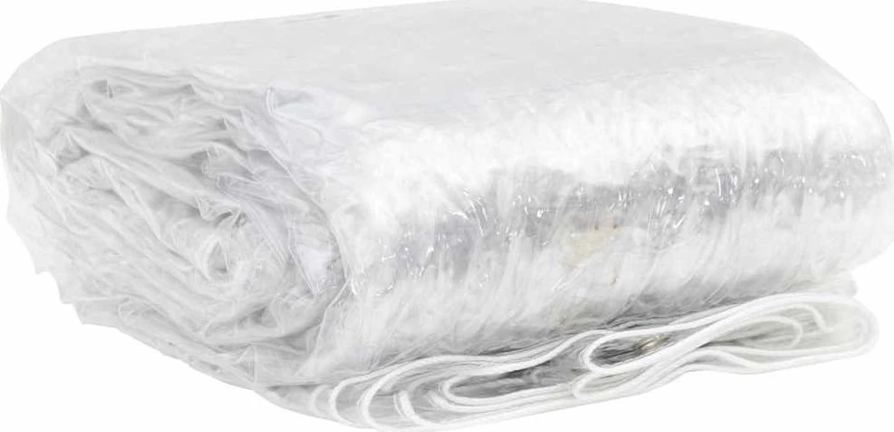 Skaidrus brezentas su ąselėmis 1x5 m PVC