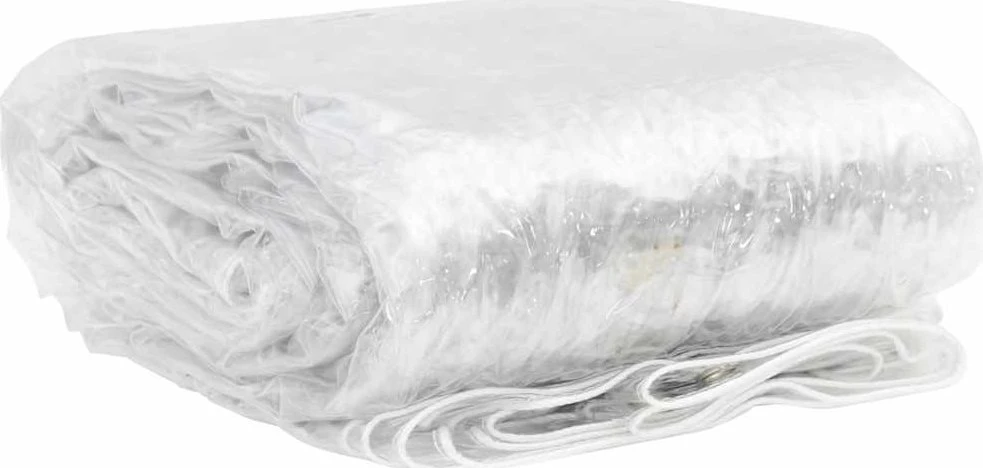 Skaidrus brezentas su ąselėmis 1x6 m PVC