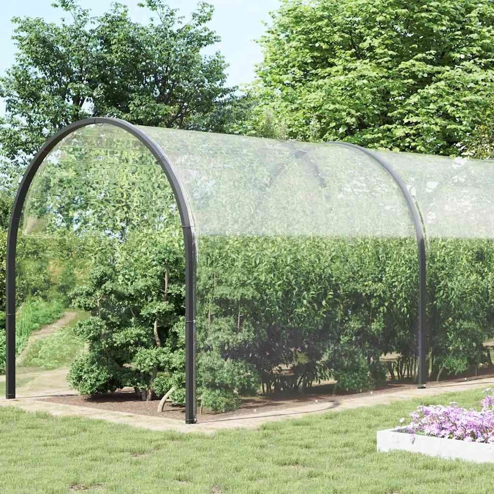 Skaidrus brezentas su kilpomis 6x12 m PVC