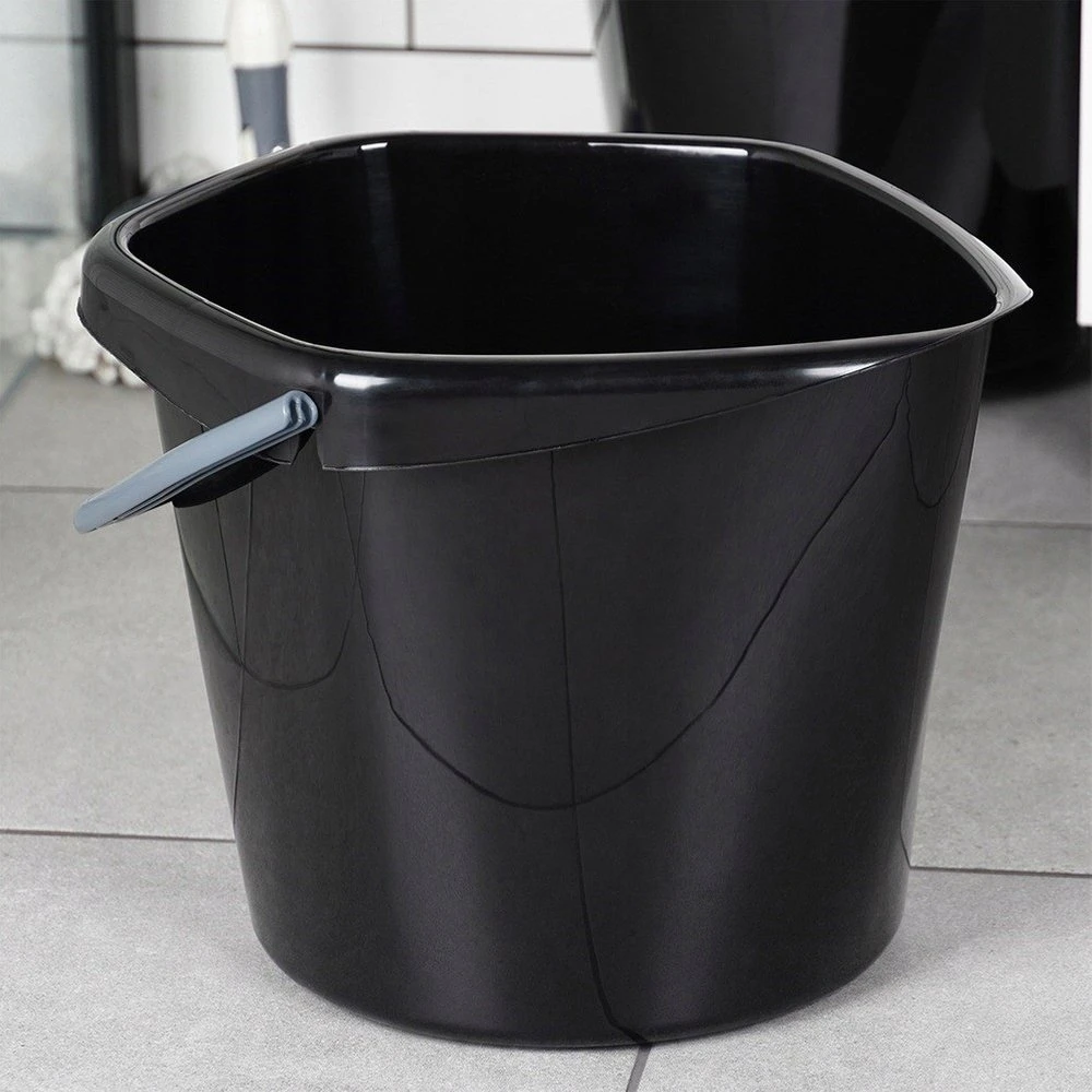 Barzdaskutė PSB Vilde Plastikinis Kibiras 14 L Juodas