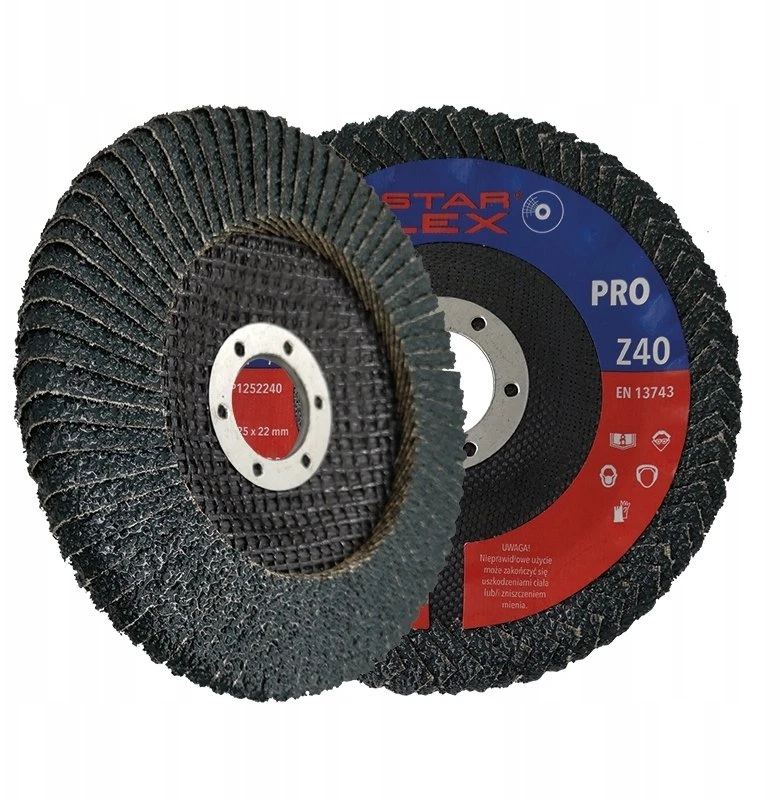 PSG Star Flex 125-22 gr 40 lapelių šlifavimo diskas TLP1252240