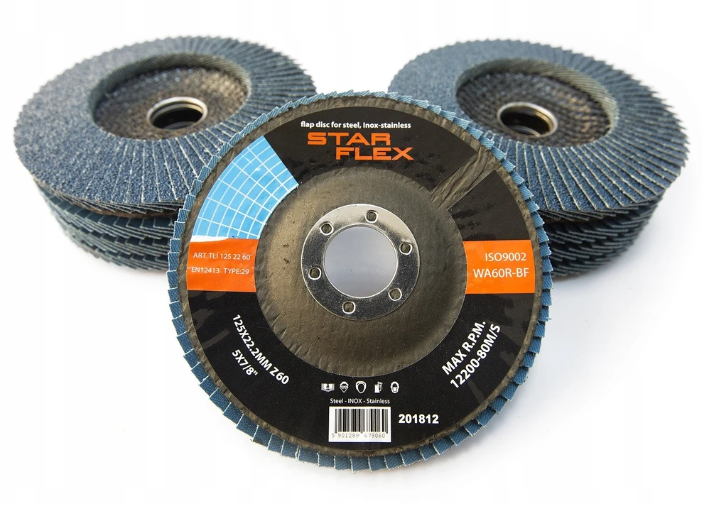 PSG Tarcza lakštinė keramika Star Flex T29 SG INOX 125-22 gran 60 TLC1252260