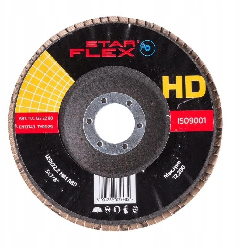 PSG Tarcza lakštinė keramika Star Flex T29 SG INOX 125-22 gran 60 TLC1252260