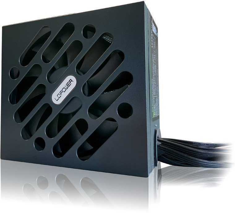 LC Power 400 W ATX maitinimo šaltinis LC400SIV 2.3 LCPOWER su 140 mm ventiliatoriumi, 80 Plus standartas, LCPOWER