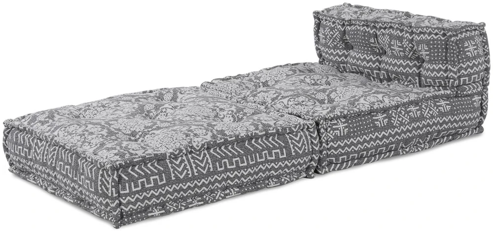 Modulinė sofa Audinys Šviesiai pilka 70 x 70 x 56 cm