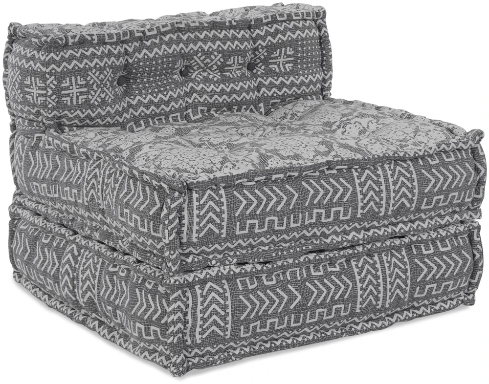 Modulinė sofa Audinys Šviesiai pilka 70 x 70 x 56 cm
