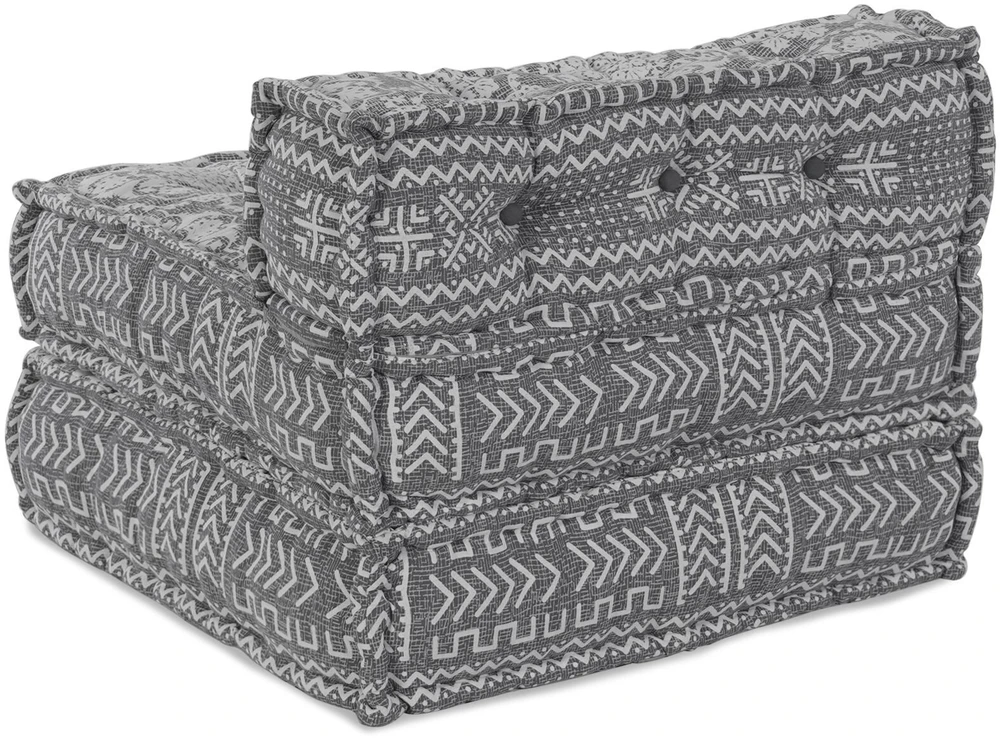 Modulinė sofa Audinys Šviesiai pilka 70 x 70 x 56 cm