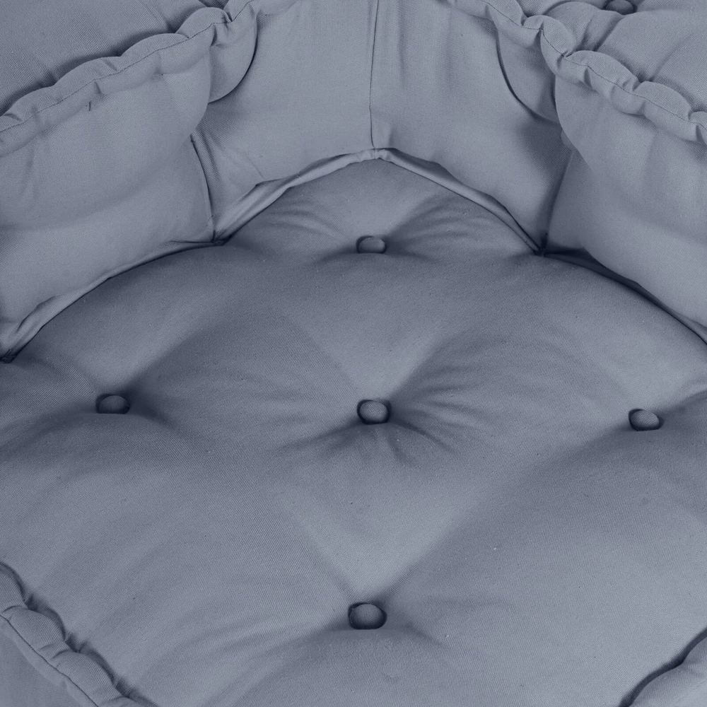Modulinė sofa Audinys Pilka 210 x 140 x 56 cm