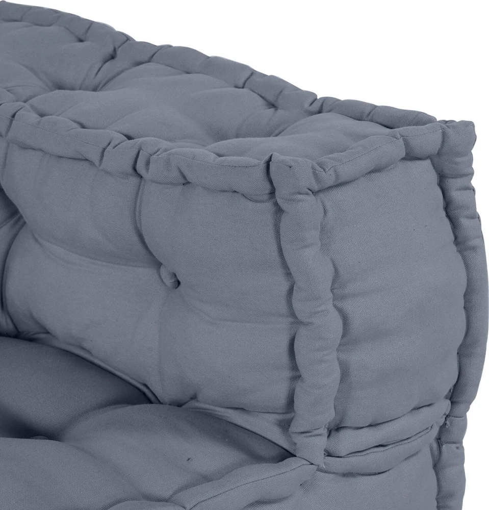 Modulinė sofa Audinys Pilka 210 x 140 x 56 cm