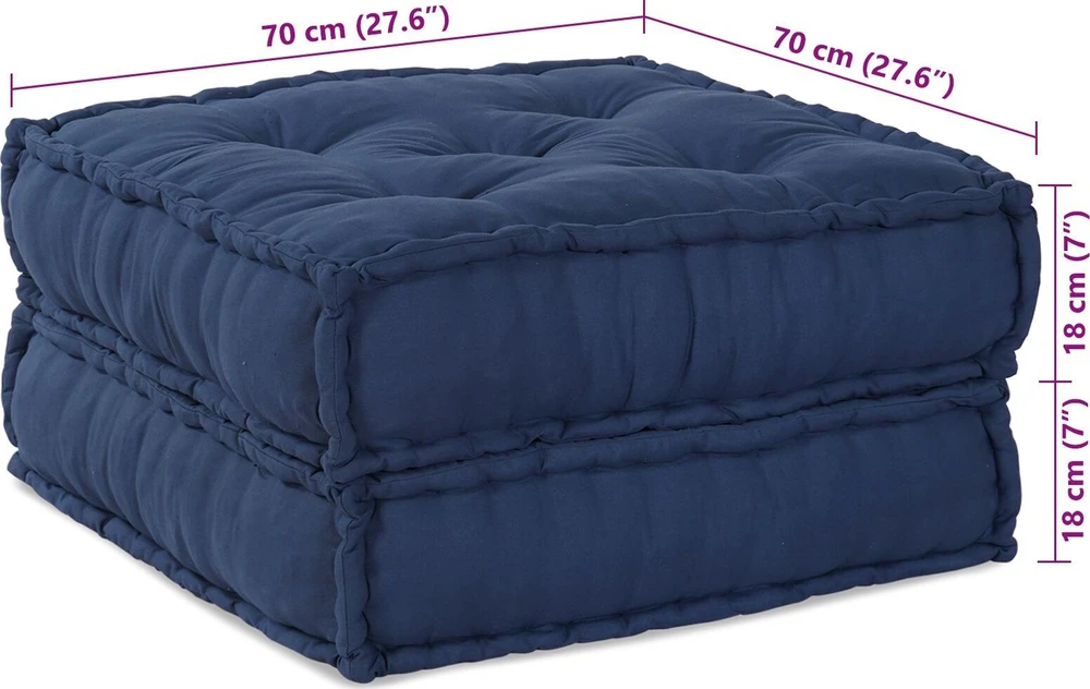 Modulinė sofa Audinys Indigo 70 x 70 x 36 cm