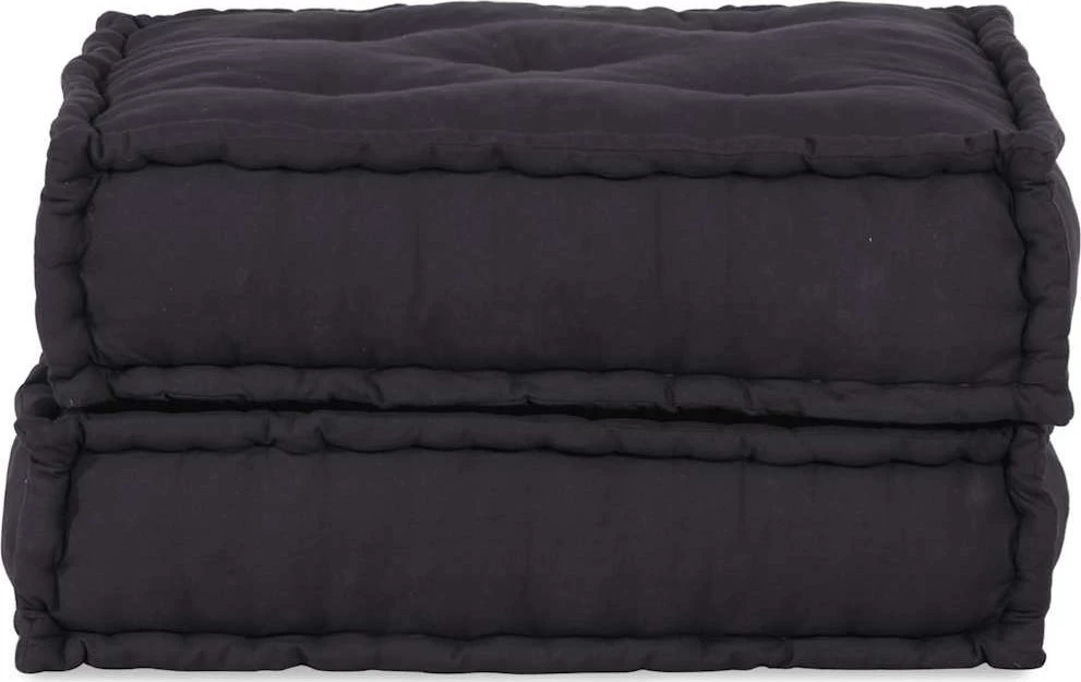 Modulinė sofa, antracito spalvos, 70x70x36 cm, audinys