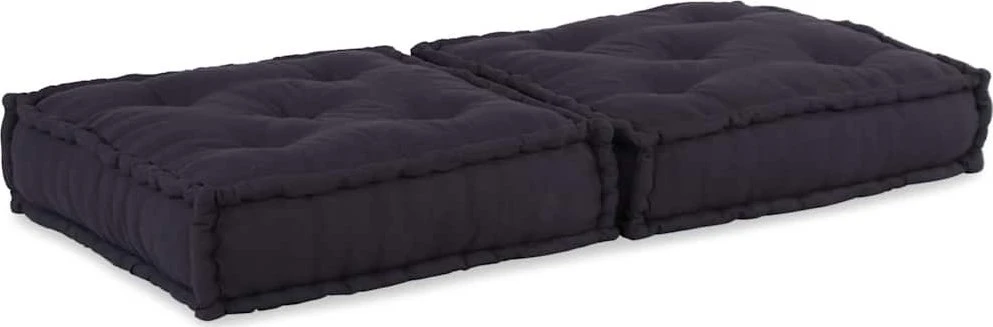 Modulinė sofa, antracito spalvos, 70x70x36 cm, audinys