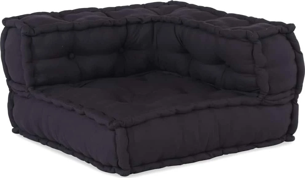 Modulinė sofa, antracito spalvos, 70x70x54 cm, audinys