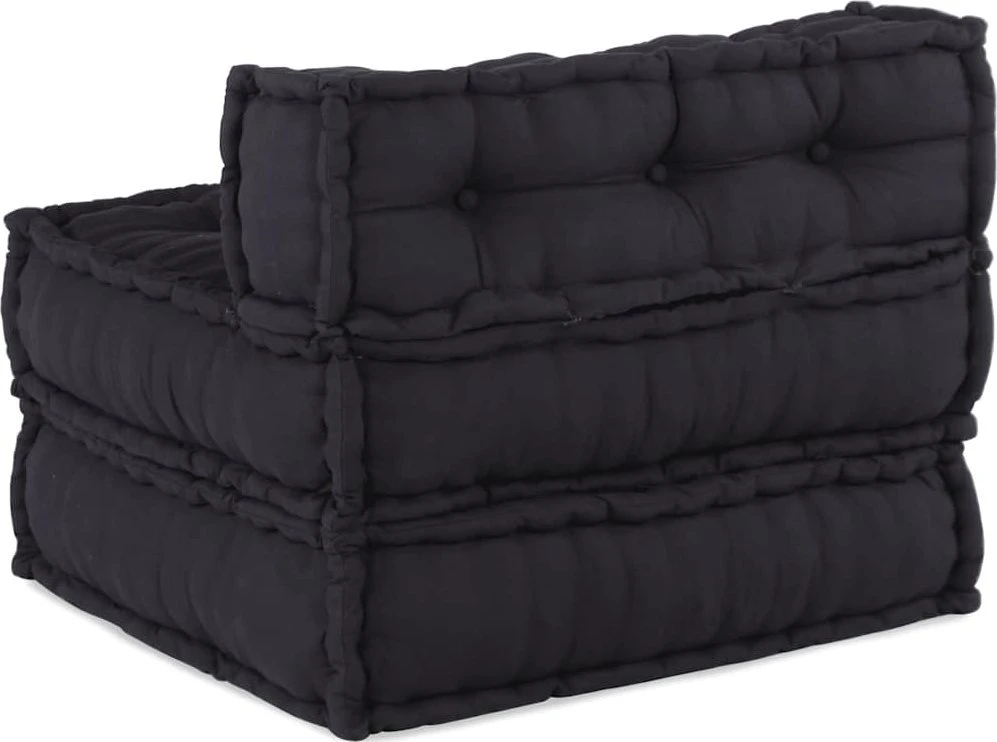 Modulinė sofa, antracito spalvos, 70x70x54 cm, audinys