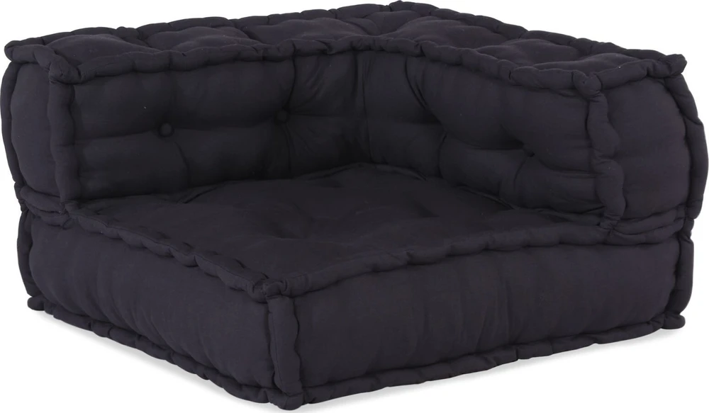 Modulinė sofa 2 vnt. Audinys Antracito 140 x 70 x 56 cm