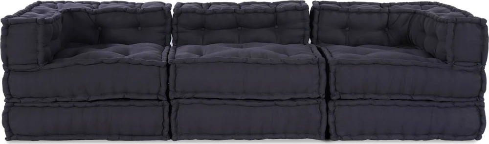 Modulinė sofa Audinys Antracito 210 x 70 x 56 cm
