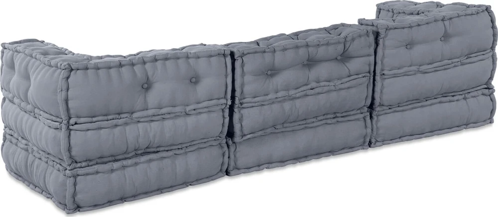 Modulinė sofa 3 pcs Pilka audinys
