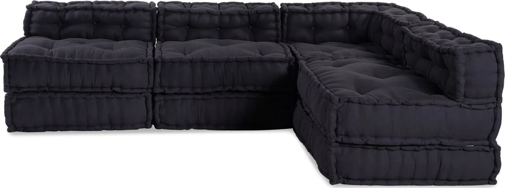 Modulinė sofa 4 pcs Antracitas audinys