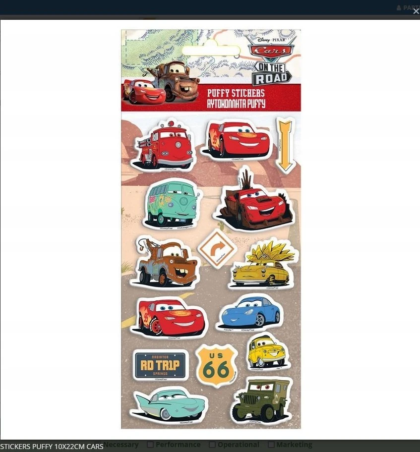 Pulio DIAKAKIS naklejki wypukłe Cars 185563612 06199