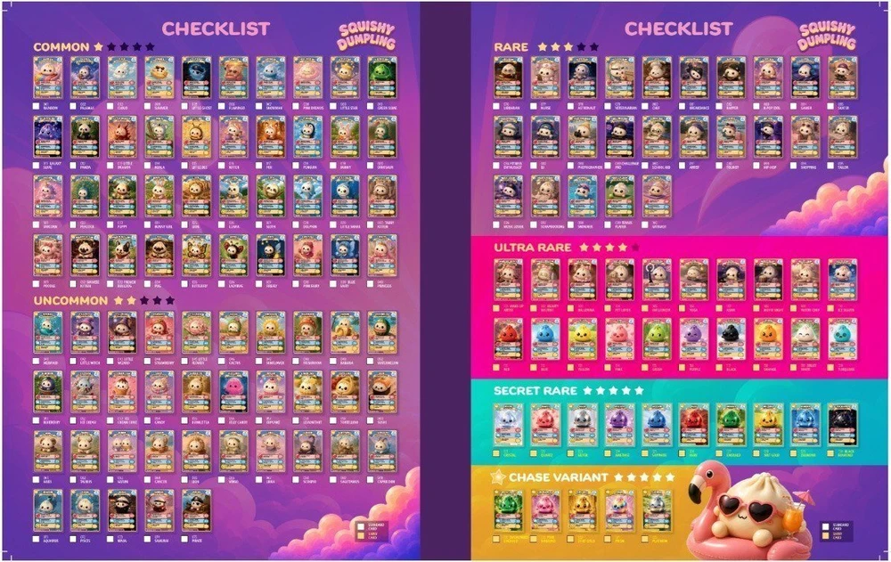 Pulio Kolekcionuojamos kortelės squishy dumpling maišelis display 20 vnt.