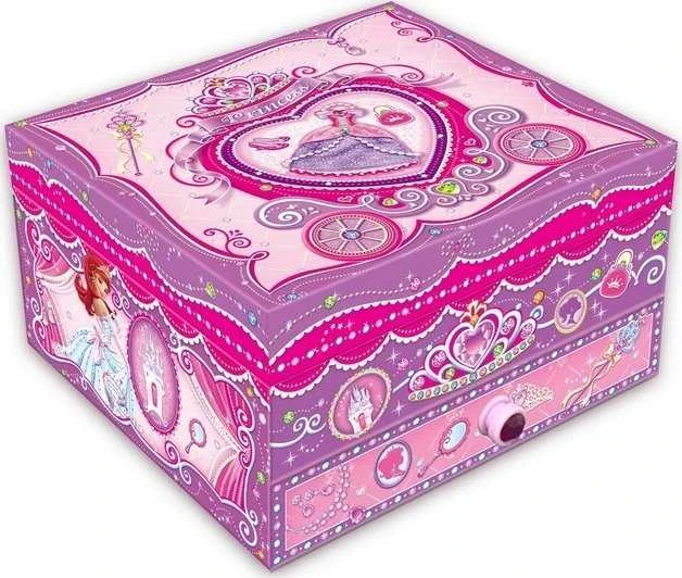 Pulio Pecoware muzikinė dėžutė su stalčiumi - Princesės