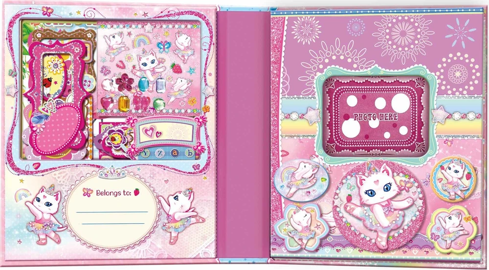 Pulio Scrapbook Pecoware dekoravimo rinkinys - Cat balerina