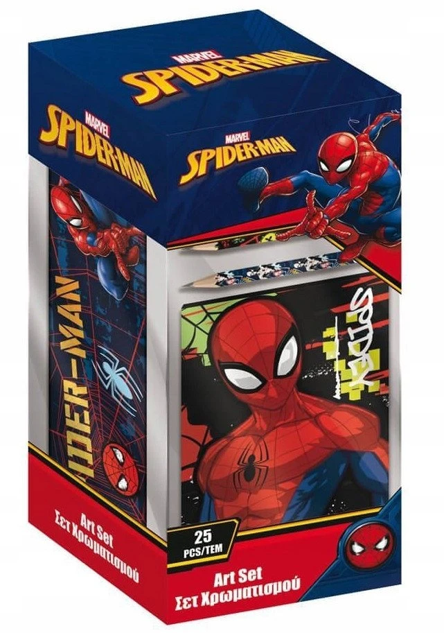 Pulio Diakakis Spiderman pieštukinė su spalvinimo knygele