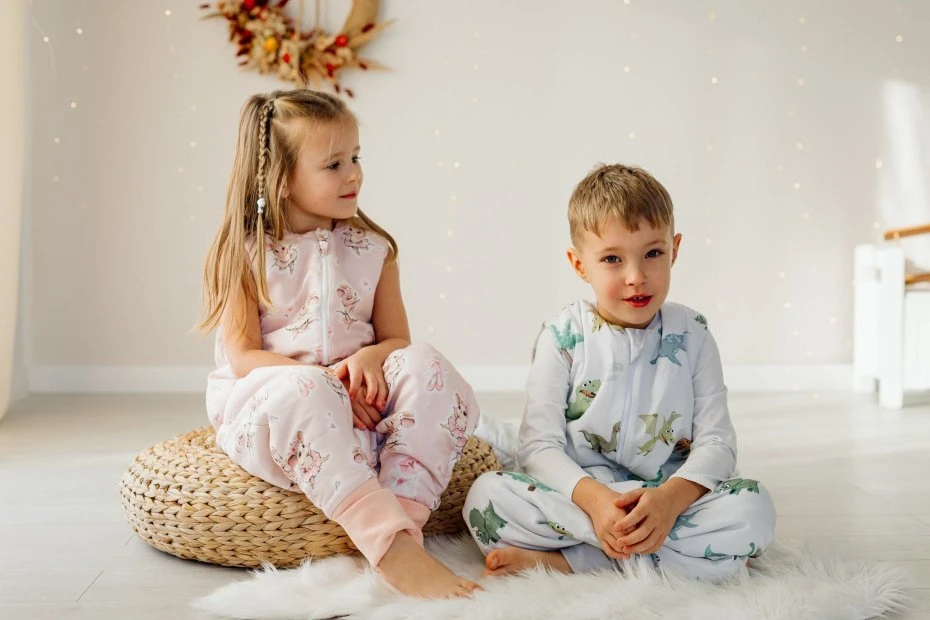 PULP BAMBOO Izoliuotas miegmaišis vaikams su kojelėmis - TOG 1.75 nuo 3 iki 5 metų - MICE