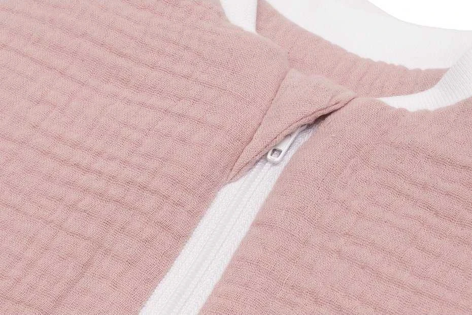 PULP BAMBOO Muslin miegmaišis su izoliacija ir kojomis Rožinė TOG 2,5 nuo 6m iki 2,5m.
