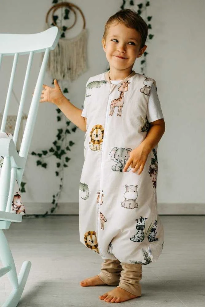 Pulp Bamboo PULP BAMBUSO Izoliuotas miegmaišis su kojelėmis vaikams nuo 2,5 iki 5 metų - ZOO