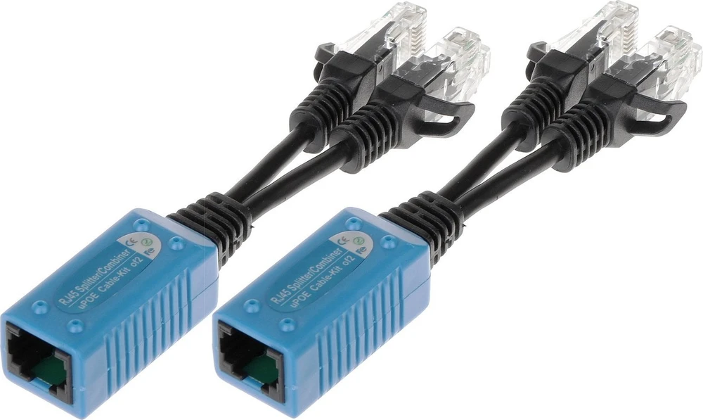 Pulsar P-POE2 skirstytuvas 2xRJ45 (kištukas) - 1xRJ45 (lizdas)