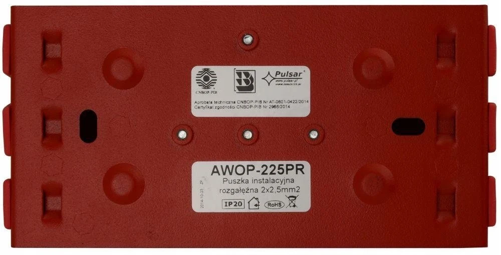 Pulsar AWOP-225PR Jungiamoji dėžutė 2x2,5 mm2