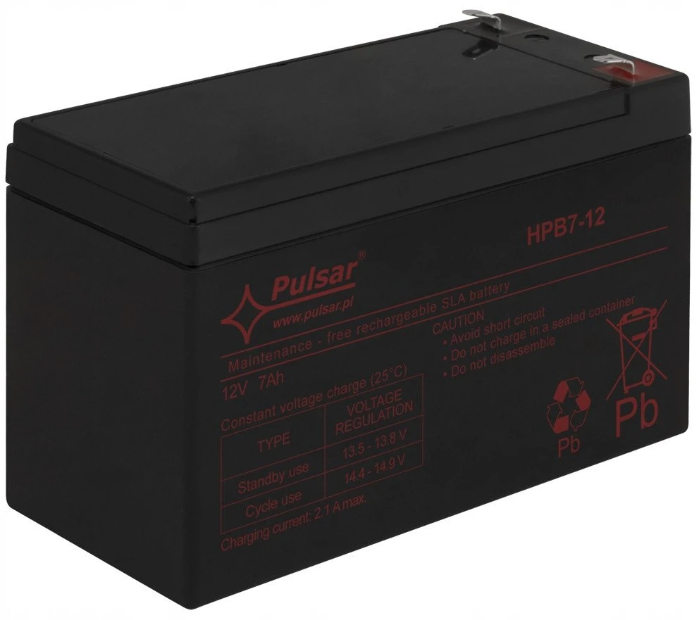 Pulsar HPB7-12 akumuliatorius 7Ah/12V HPB
