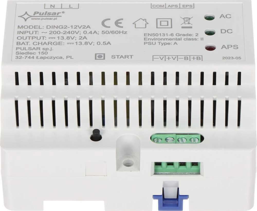 BUFERINIS IMPULSINIS MAITINIMO ADAPTERIS DING2-12V2A PULSAR