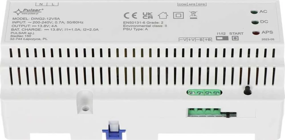 BUFERINIS IMPULSINIS MAITINIMO ADAPTERIS DING2-12V5A PULSAR