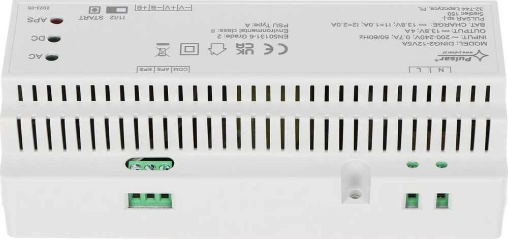 BUFERINIS IMPULSINIS MAITINIMO ADAPTERIS DING2-12V5A PULSAR