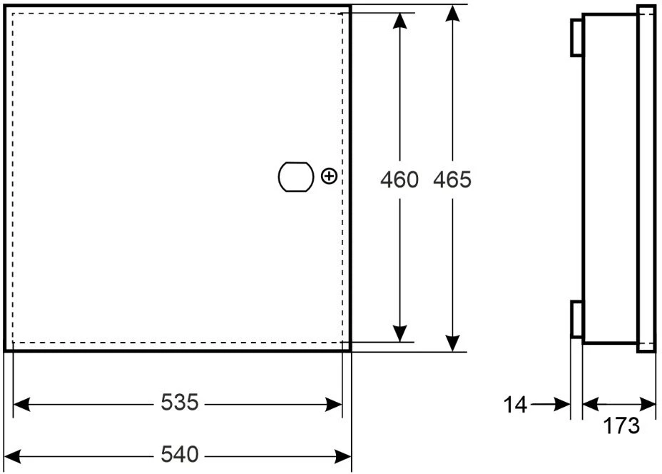 Pulsar Obudowa akumulatora 465&nbsp,x 540&nbsp,x 173&nbsp,mm (AWO-817)
