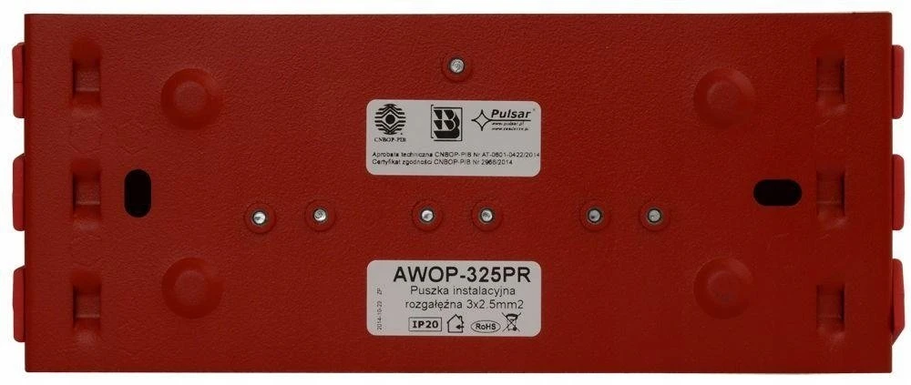 Pulsar AWOP-325PR Jungiamoji dėžutė 3x2,5mm2