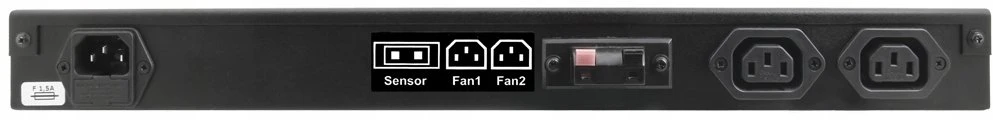 Pulsar RAT-1R termostatas RACK 1U