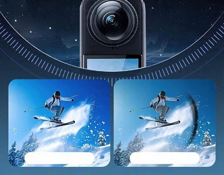 Puluz 2 dalių polikarbonato apsauginių dangtelių rinkinys objektyvo apsaugai, skirtas Insta360 X5 / X 5 / Dca2843